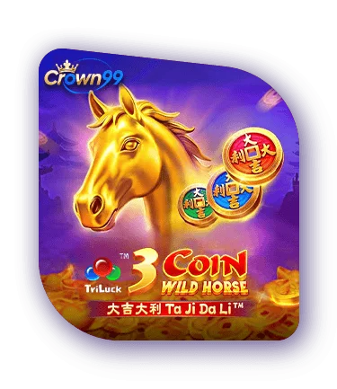 3 Coin Wild Horse slot artwork