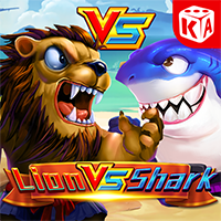 Lion vs. Shark slot artwork