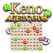 Age of the Gods: Keno™ slot artwork