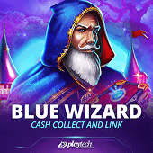 Blue Wizard: Cash Collect & Link slot artwork