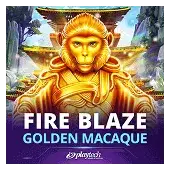 Fire Blaze: Golden Macaque™ slot artwork