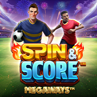 Spin &amp; Score Megaways slot artwork