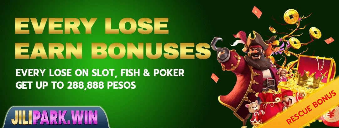 Lose on Slot, Fish & Poker Rescue Bonus promotion cover